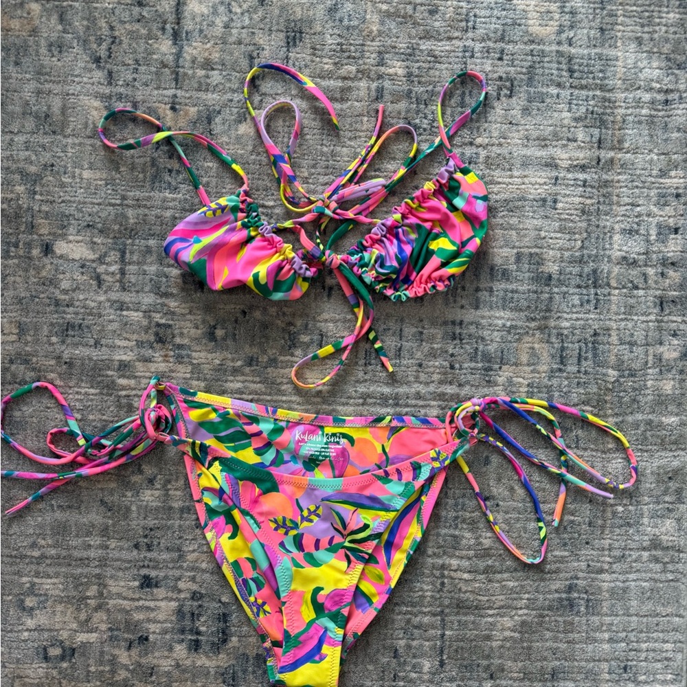 Kulani Kinis Lost at Sunset bikini- SMALL TOP MEDIUM BOTTOM